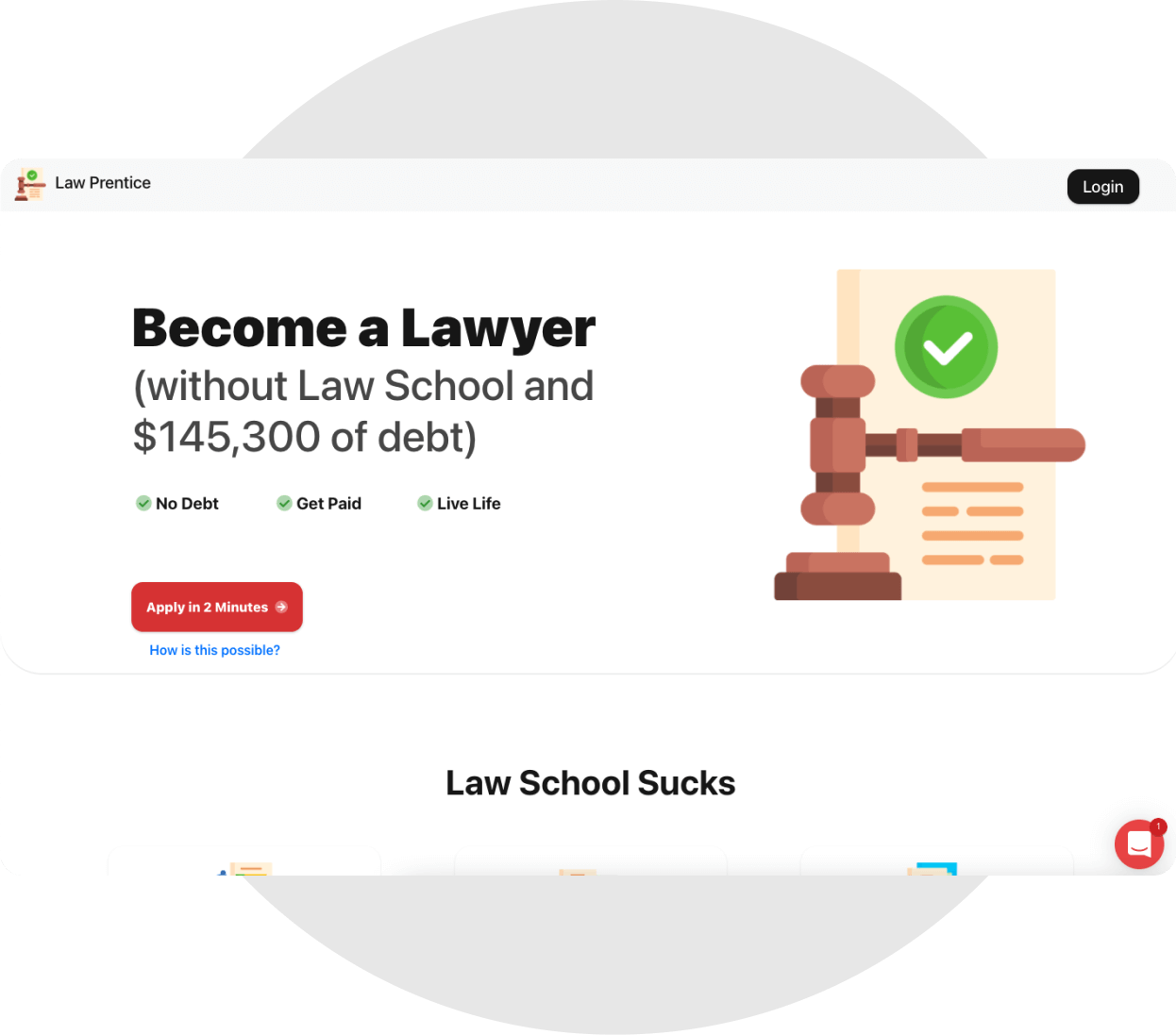 Lawprentice Project Case study moontek